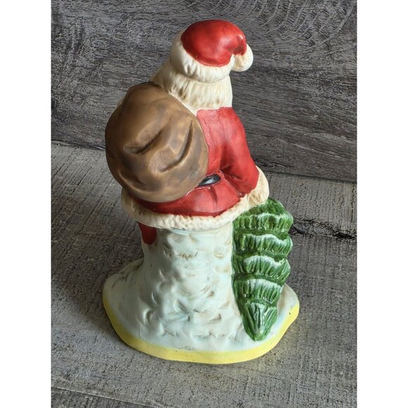 USA Santa Porcelain Figurine 4" Old World Christmas Decor 261d7 - Picture 7 of 8